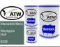 Preview: Mercedes-Benz, Moosgrün Hell, 6226: 500ml Lackdose + 500ml Klarlack + 250ml Härter - Set, von ATW Autoteile West.